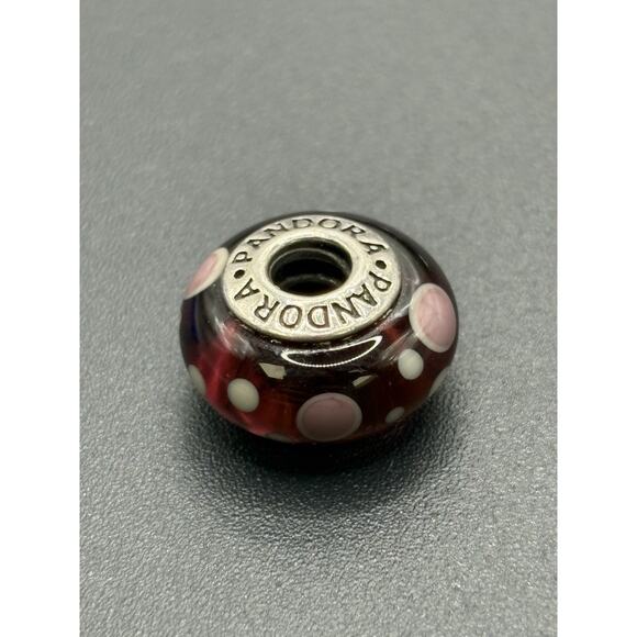 Pandora Sterling Silver Deep Purple Bubbles Charm 925 W18 - Picture 4 of 7